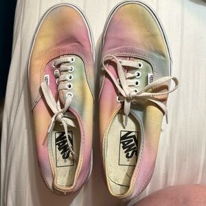 For Sale: Vans Pastel Tie-Dye Sneakers - Size woman's 8.5